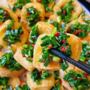 đậu rán mỡ hành